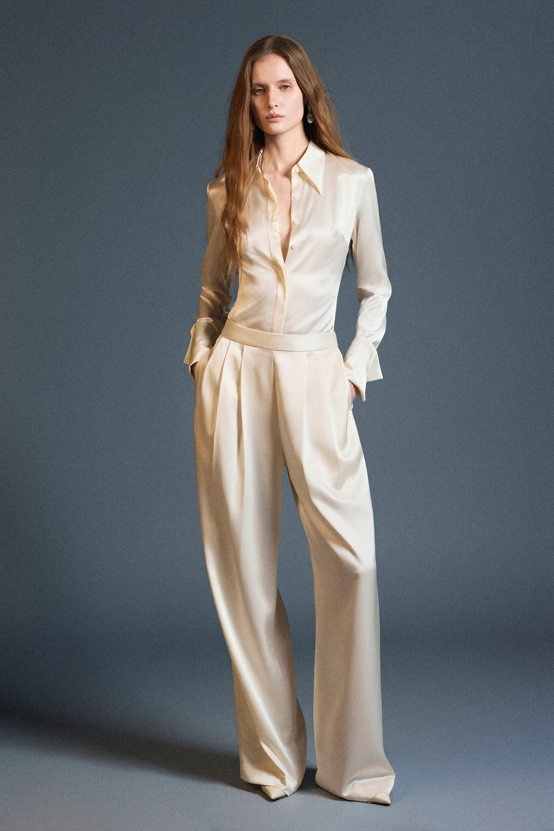 Lush Silk Trousers
