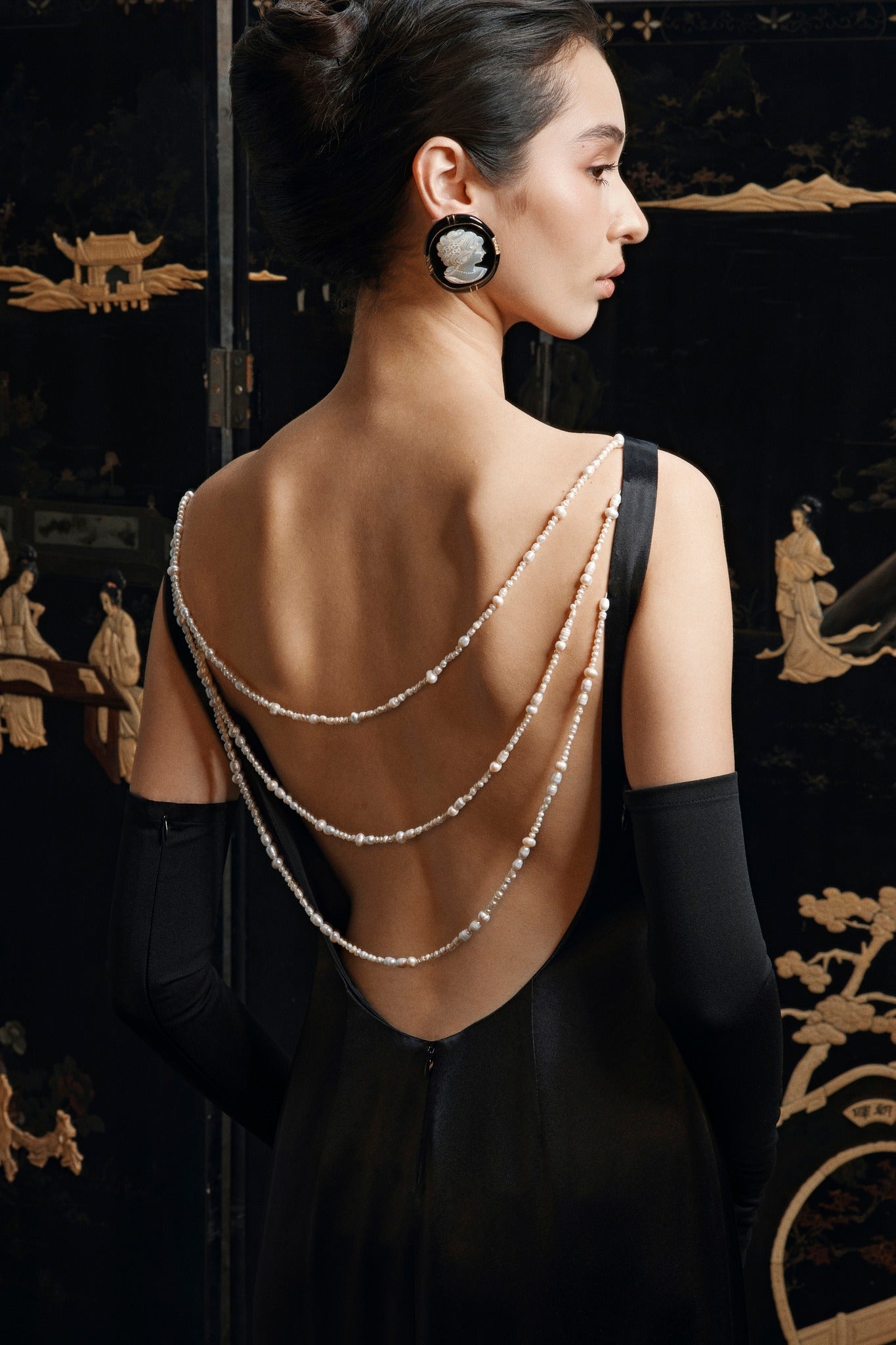 Wave Pearl Dress