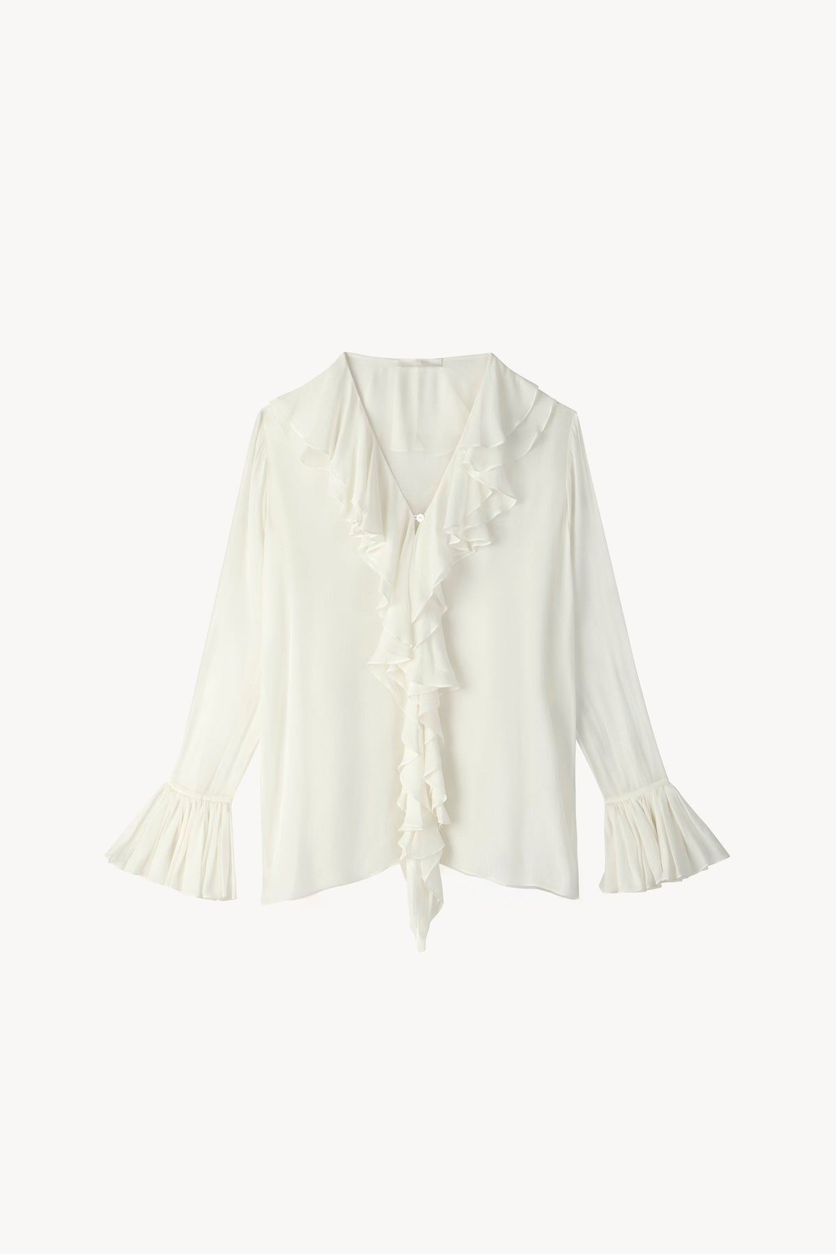 Charis Ruffle Chiffon Blouse | Product shot 06