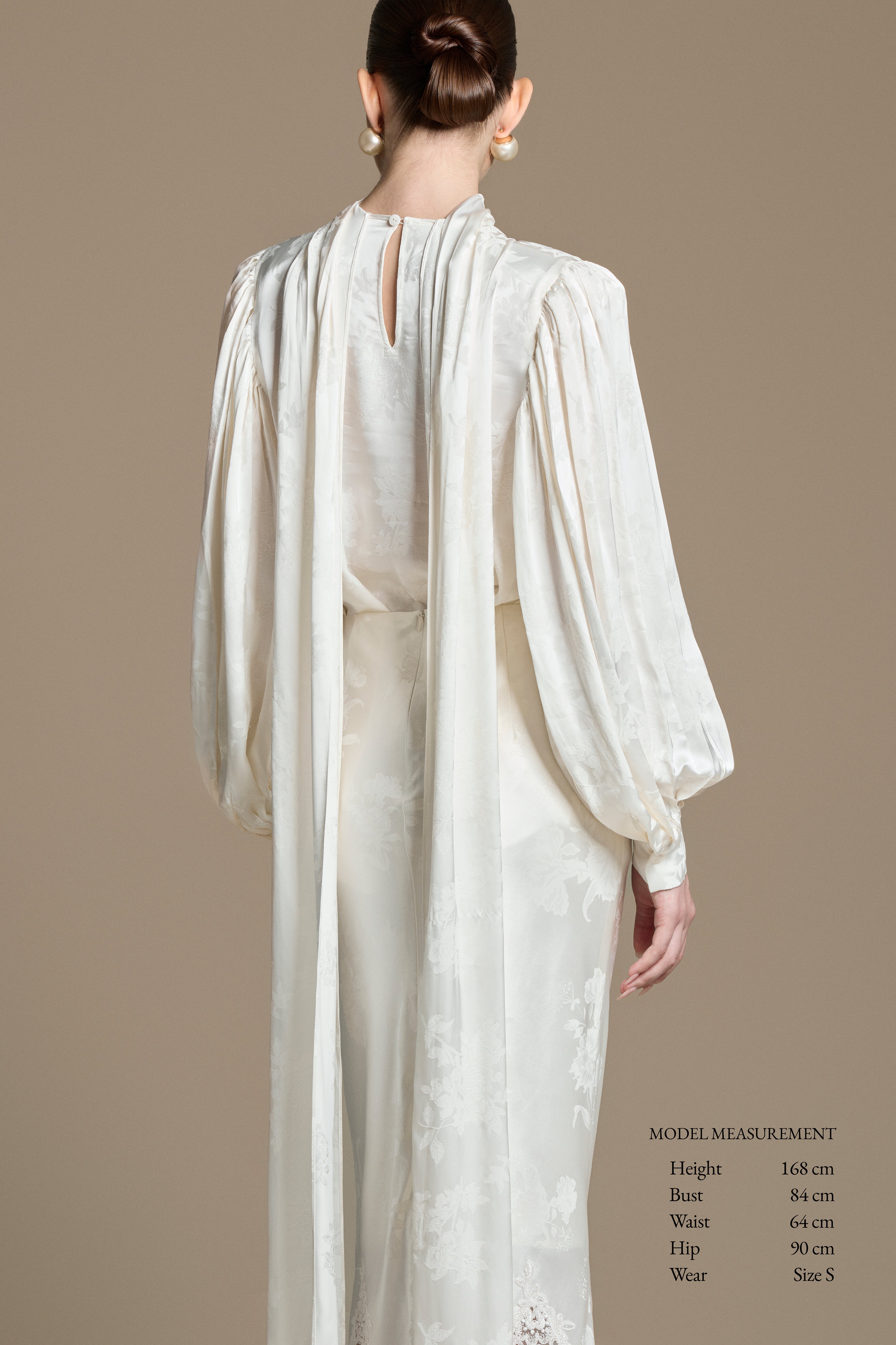 Contour Silk Skirt