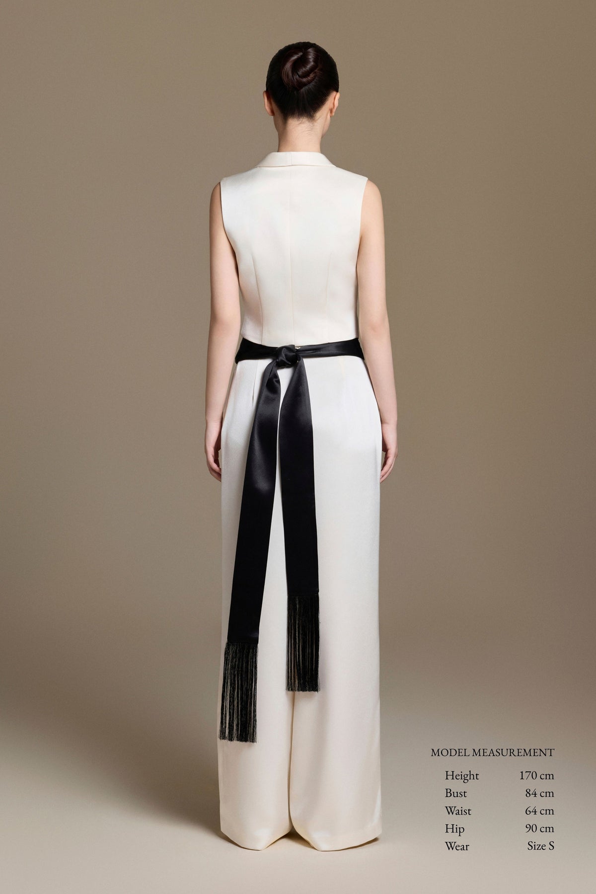Silken Black Cummerbund | Catalogue 03