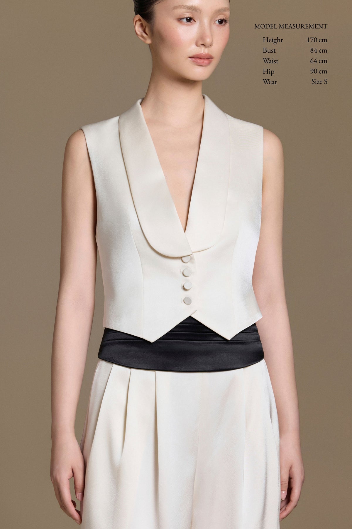 Silken Black Cummerbund | Catalogue 04